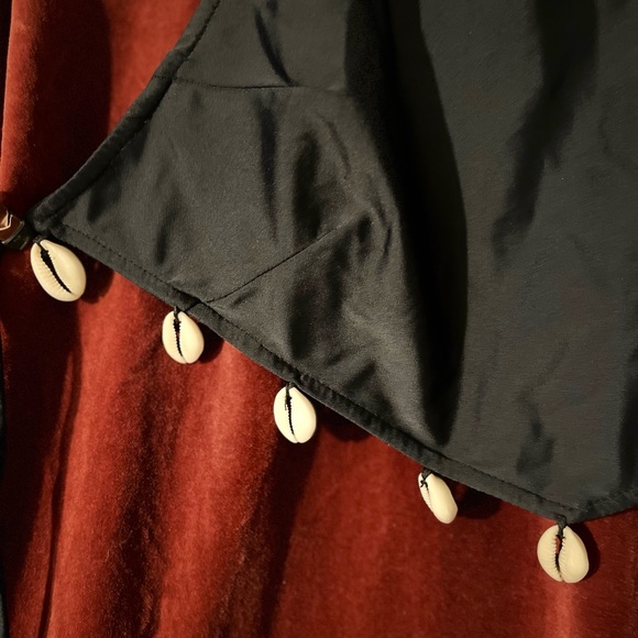 Kaohs Black Halter Top with Cowrie Shells Medium - Picture 3 of 3